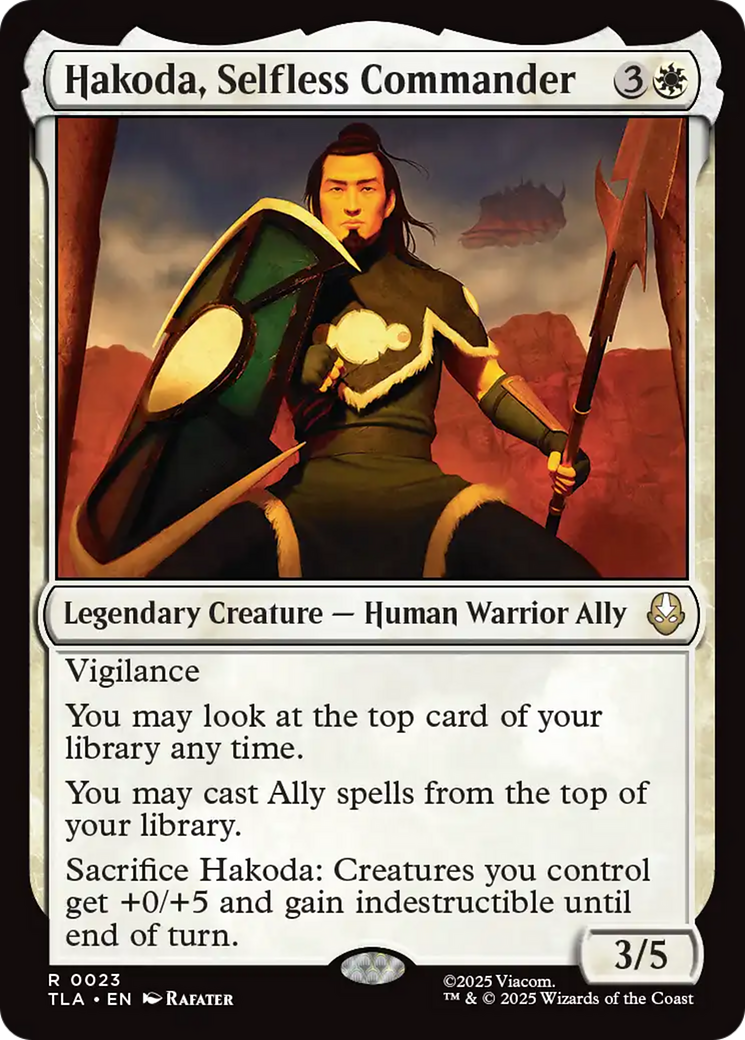 Hakoda, Selfless Commander [TLA-23]