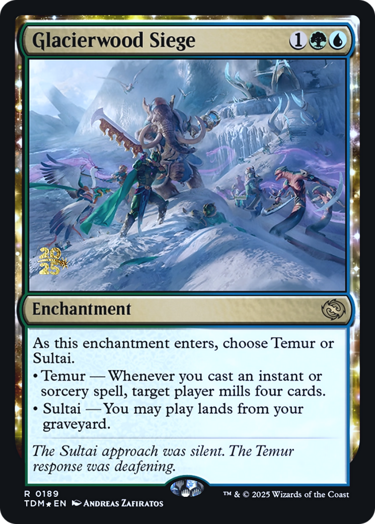 Glacierwood Siege - Prerelease Promo [PTDM-189s]