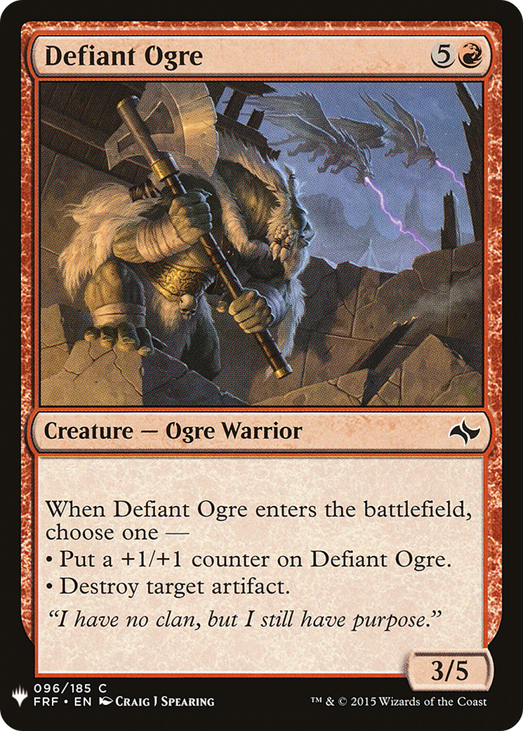 Defiant Ogre [PLST-FRF-96]