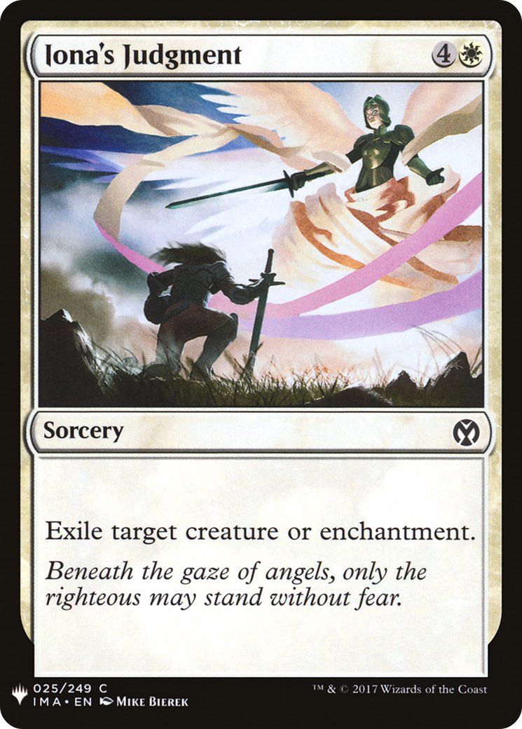 Iona's Judgment [PLST-IMA-25]