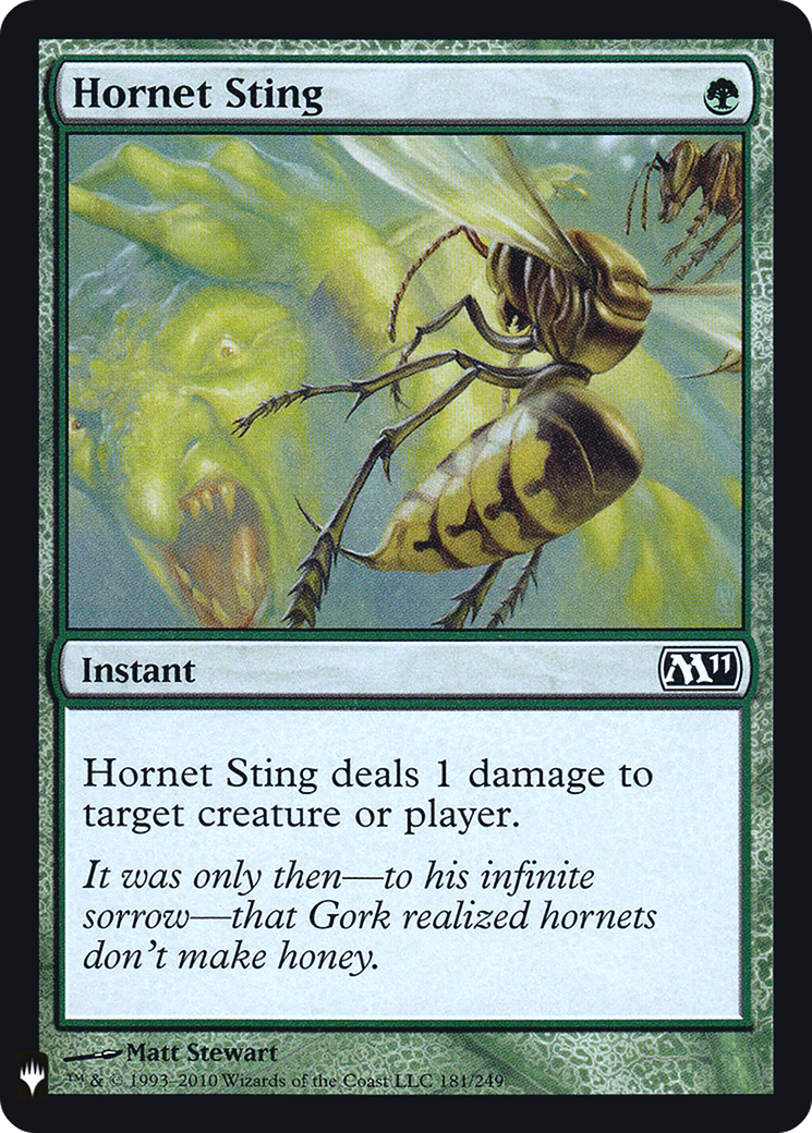 Hornet Sting [PLST-M11-181]