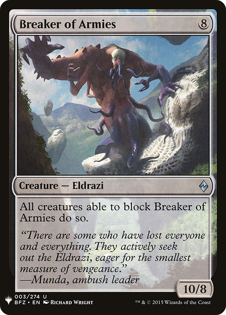 Breaker of Armies [PLST-BFZ-3]