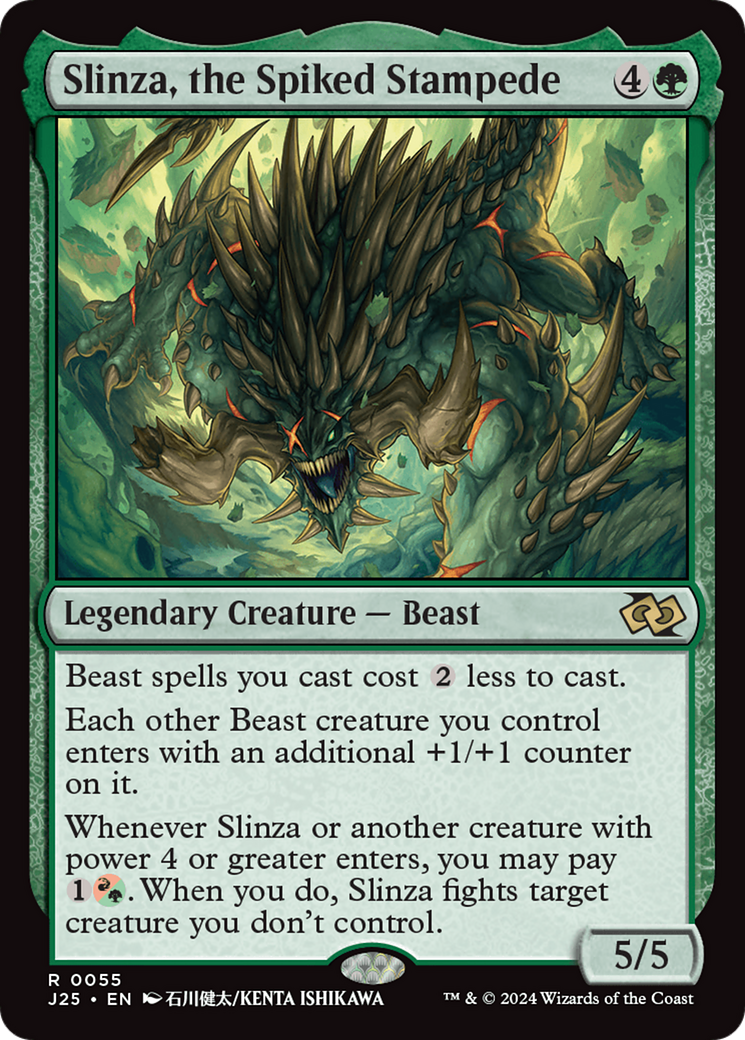Slinza, the Spiked Stampede [J25-55]