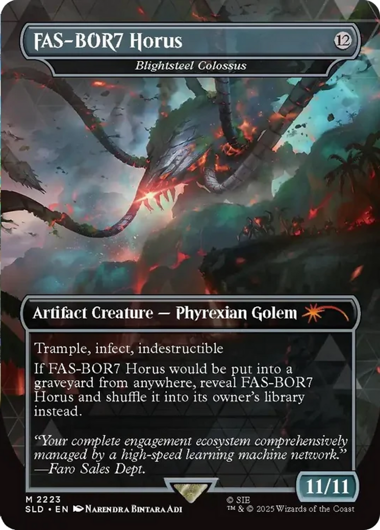 Blightsteel Colossus - Borderless - Full Art [SLD-2223]