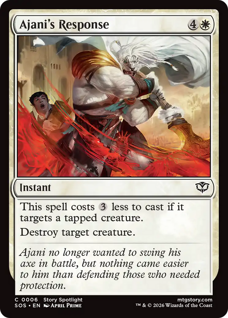 Ajani's Response [SOS-6]