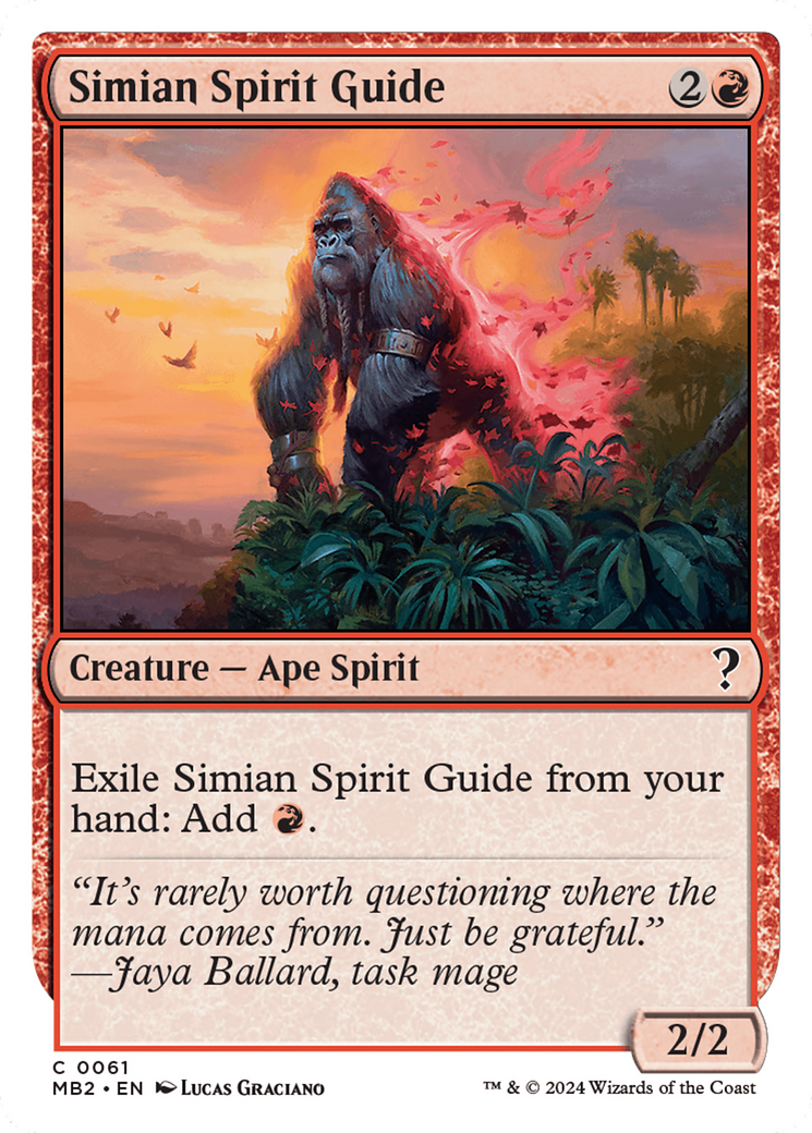 Simian Spirit Guide [MB2-61]