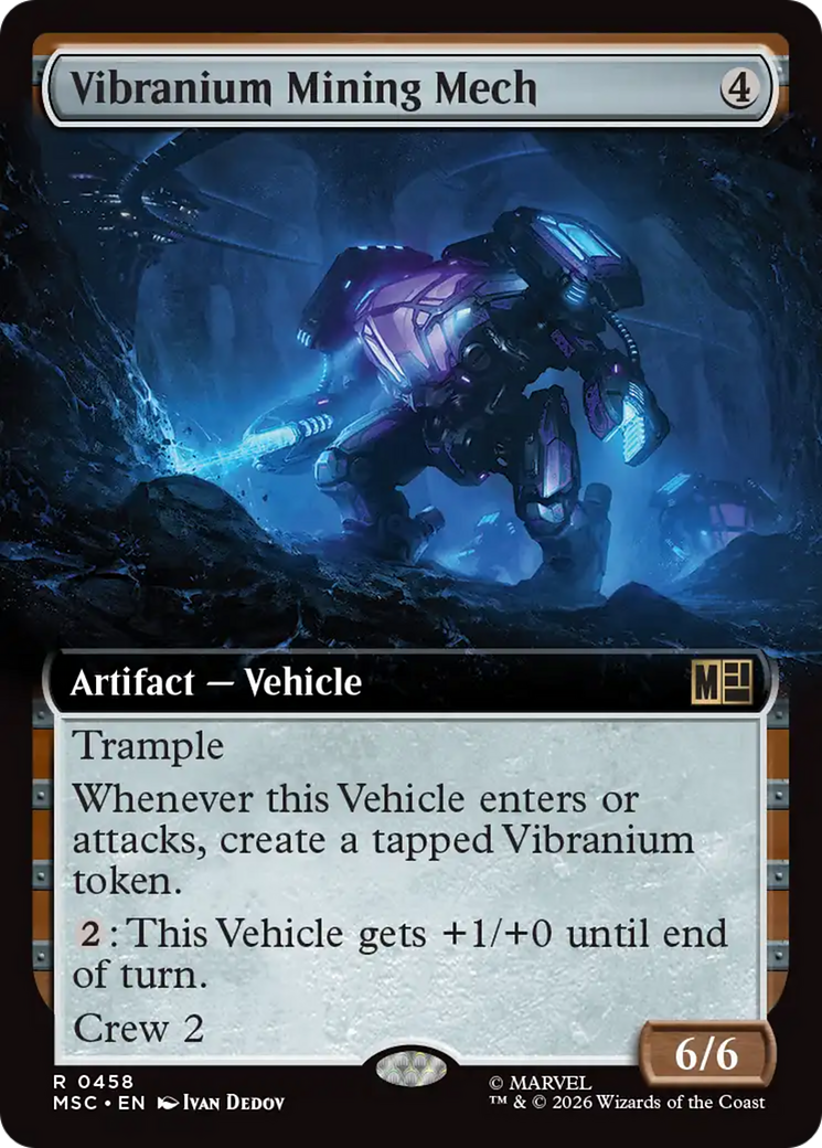 Vibranium Mining Mech - Extended Art [MSC-458]
