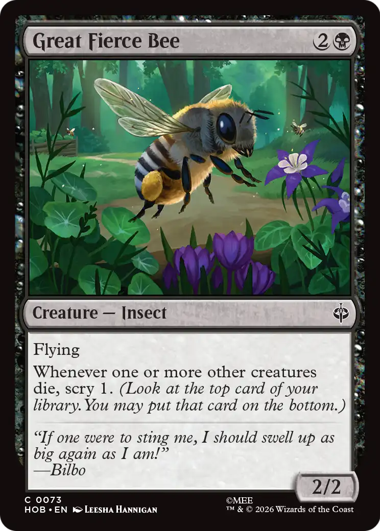 Great Fierce Bee [HOB-73]