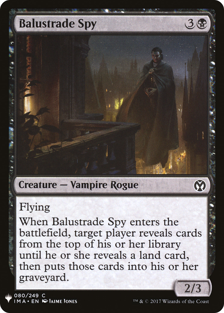 Balustrade Spy [PLST-IMA-80]