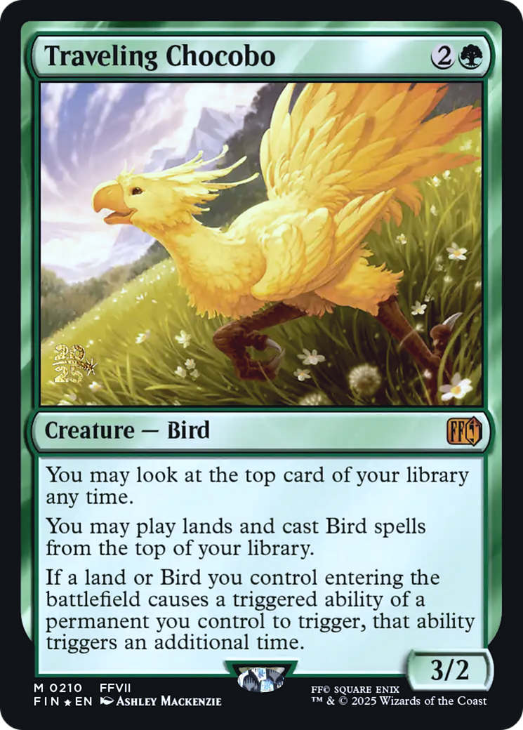 Traveling Chocobo - Prerelease Promo [PFIN-210s]
