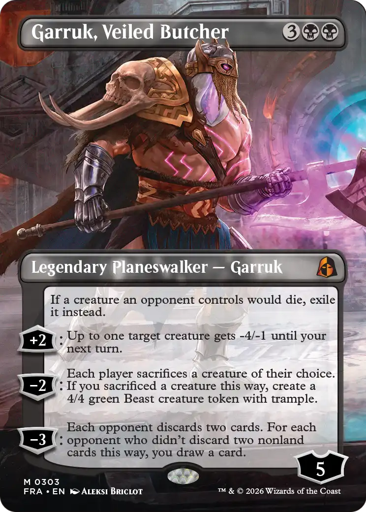 Garruk, Veiled Butcher - Borderless [FRA-303]