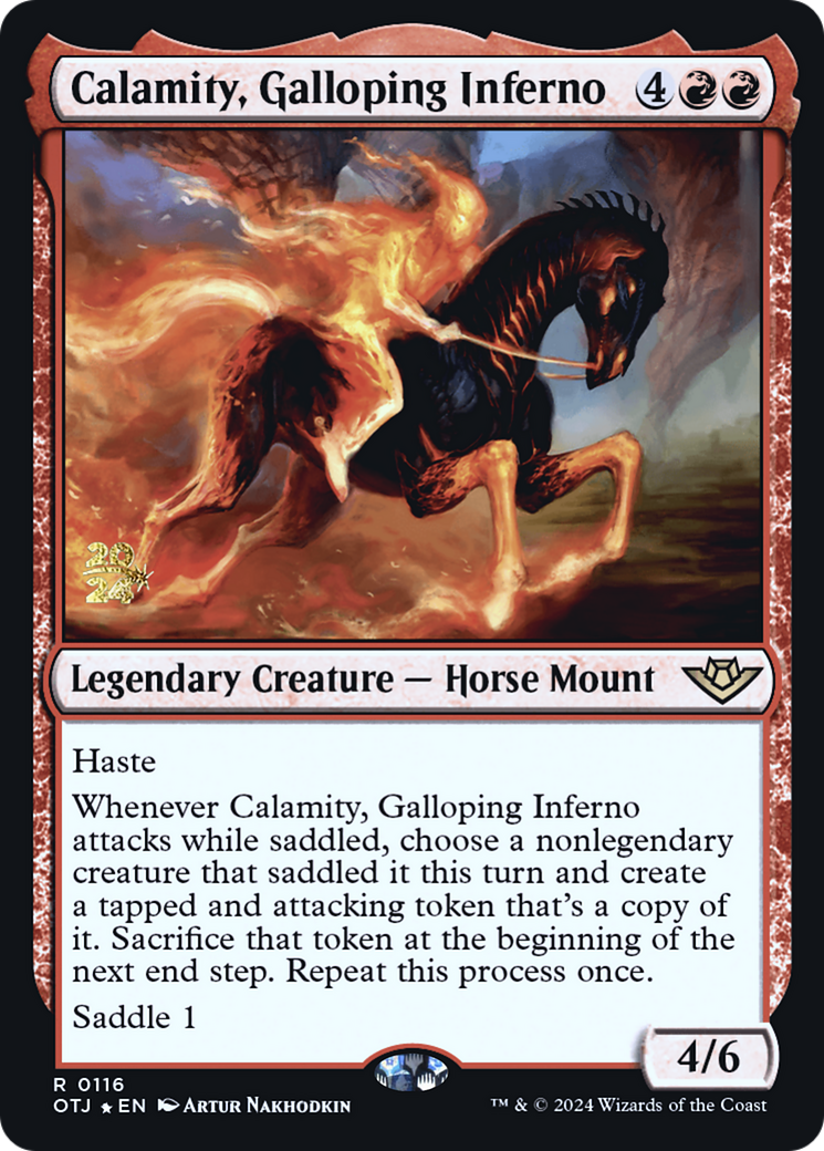 Calamity, Galloping Inferno - Prerelease Promo [POTJ-116s]