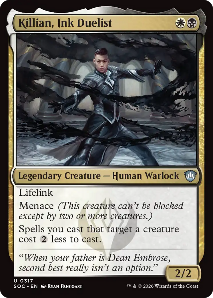 Killian, Ink Duelist [SOC-317]
