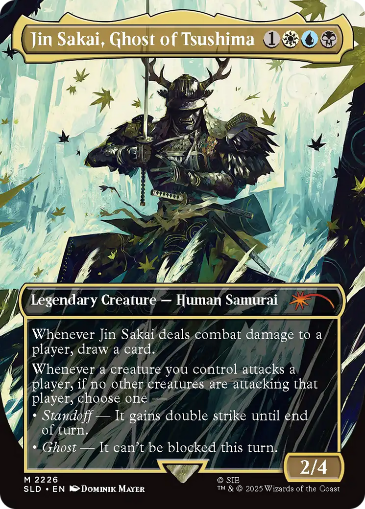 Jin Sakai, Ghost of Tsushima - Borderless - Full Art [SLD-2226]