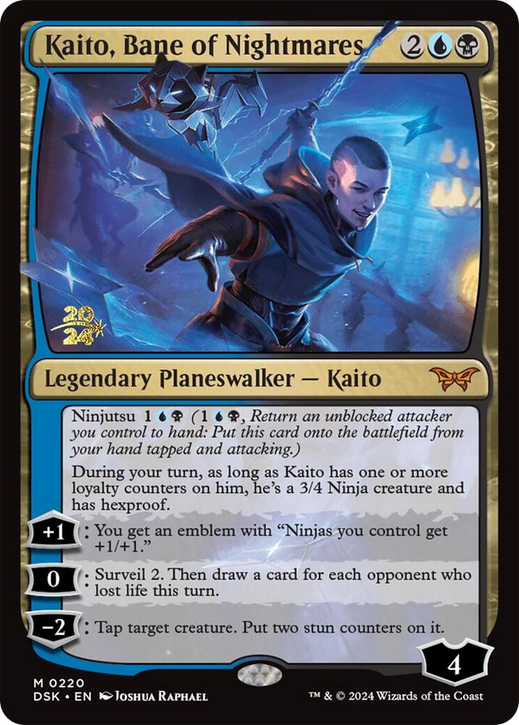 Kaito, Bane of Nightmares - Prerelease Promo [PDSK-220s]
