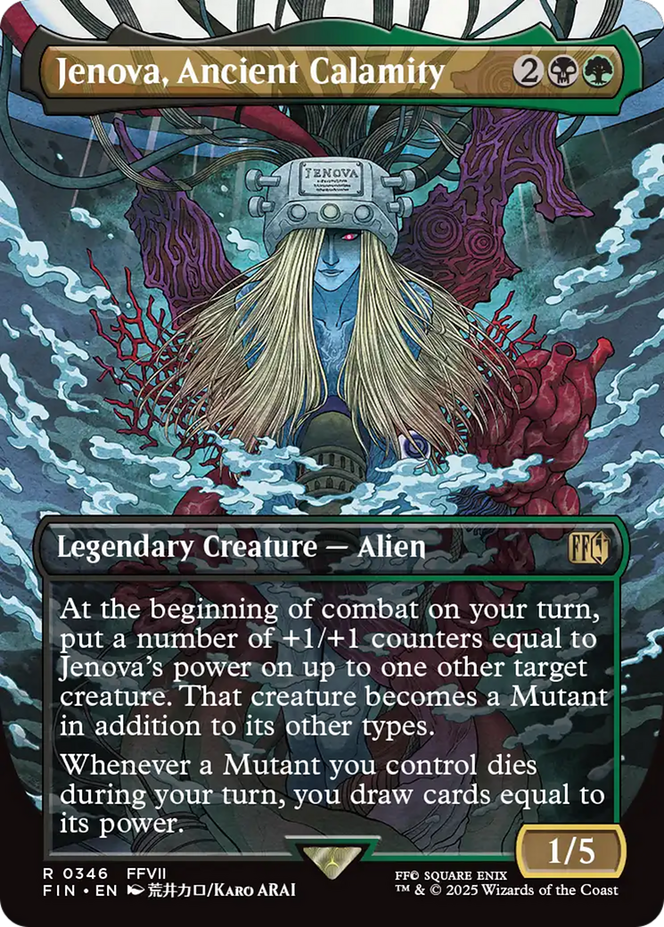 Jenova, Ancient Calamity - Borderless - Full Art [FIN-346]