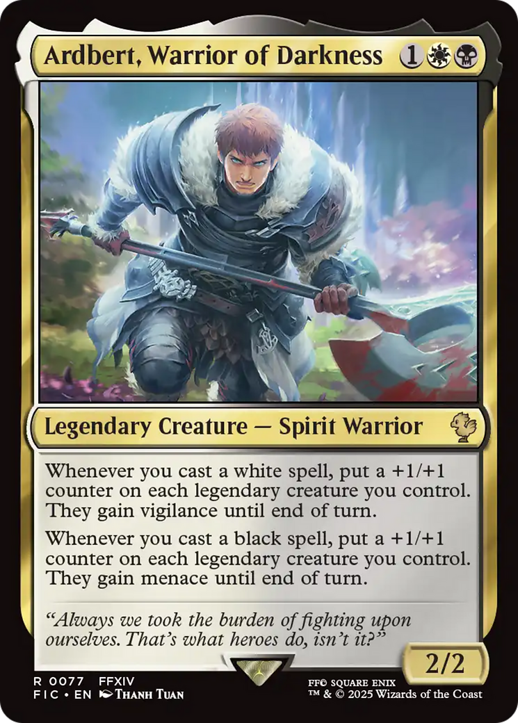 Ardbert, Warrior of Darkness [FIC-77]