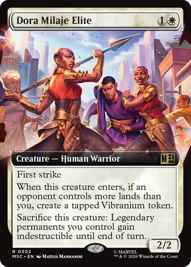 Dora Milaje Elite - Extended Art [MSC-302]