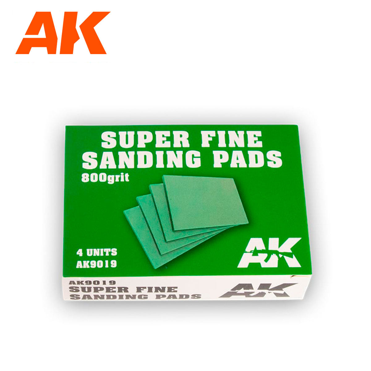 Super Fine Sanding Pads 800 Grit 4 Units