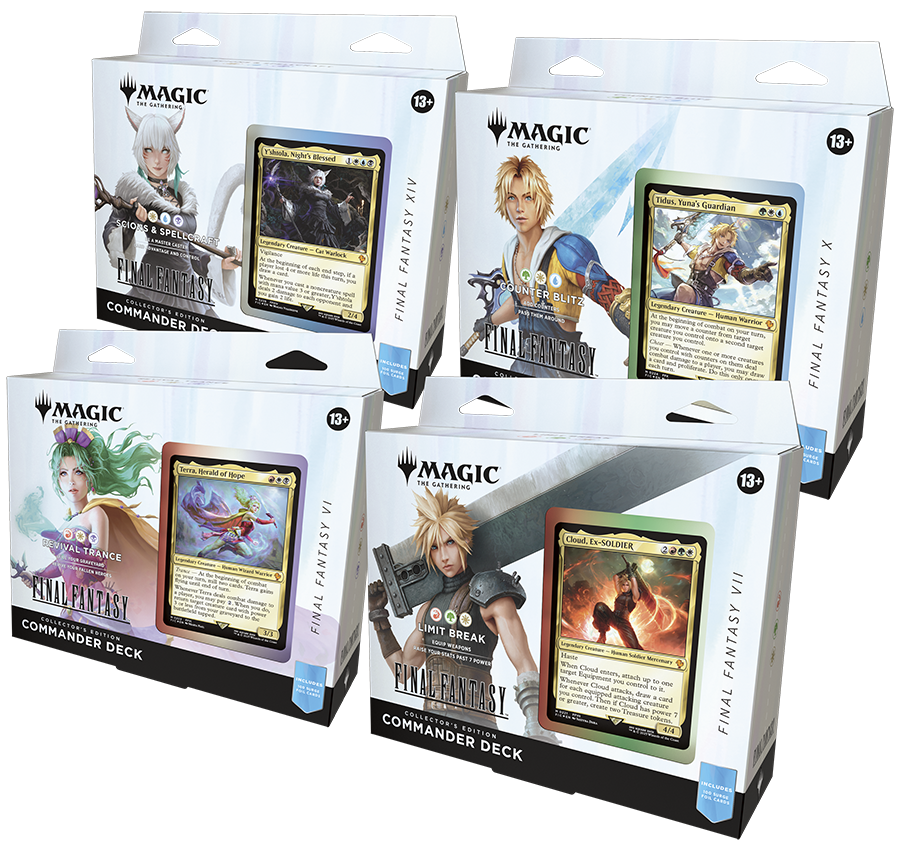FINAL FANTASY: Commander - Commander Decks: Collector's Edition - Set of 4