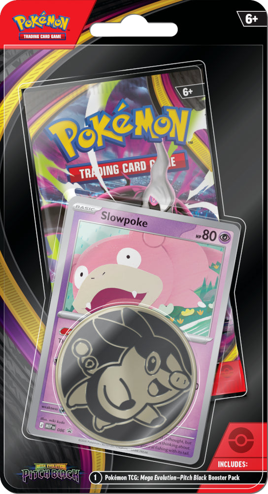 Pokémon TCG: Pitch Black - Blister Pack - Single Booster - Slowpoke Promo Card