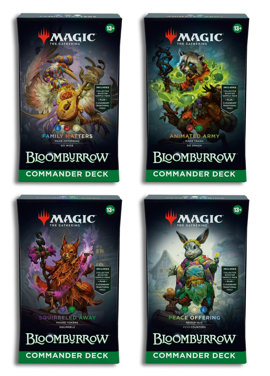 Bloomburrow: Commander - Commander Decks - Set of 4