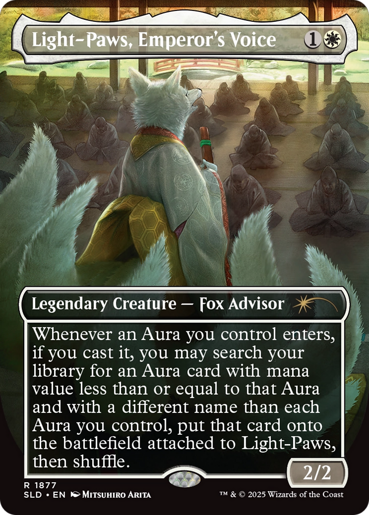 Light-Paws, Emperor's Voice - Borderless - Full Art [SLD-1877]