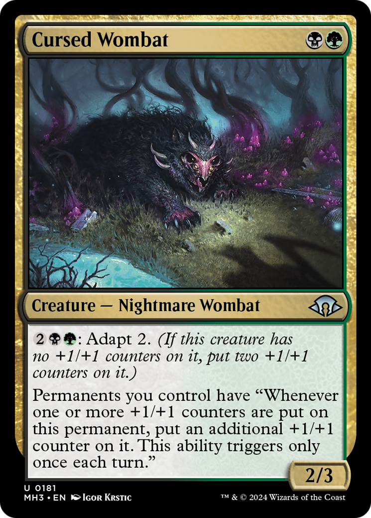 Cursed Wombat [MH3-181]