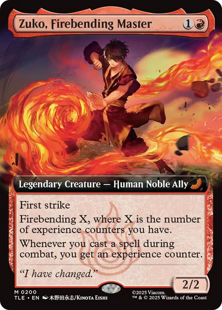 Zuko, Firebending Master - Extended Art [TLE-200]