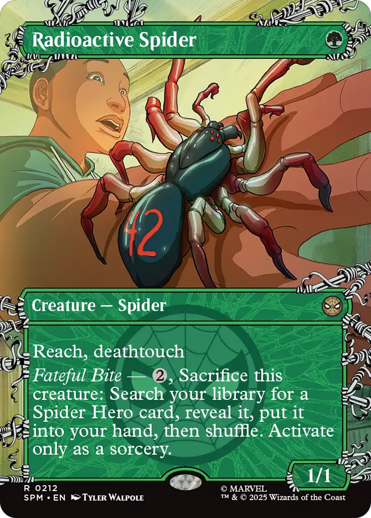 Radioactive Spider - Borderless - Showcase - Full Art [SPM-212]