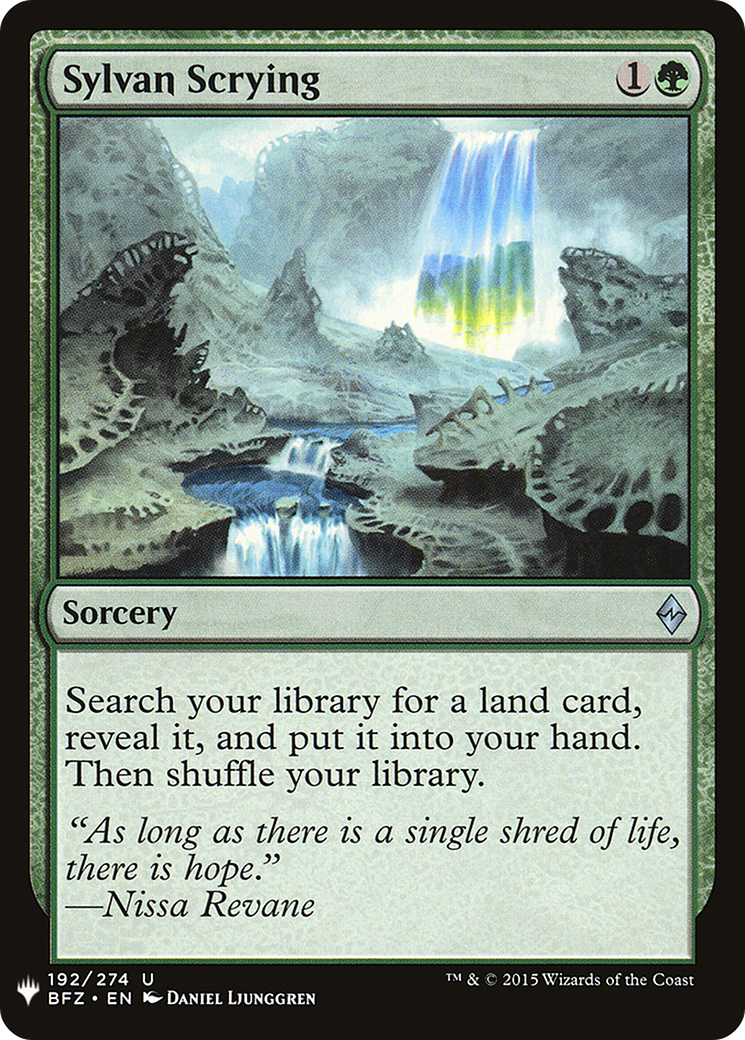 Sylvan Scrying [PLST-BFZ-192]