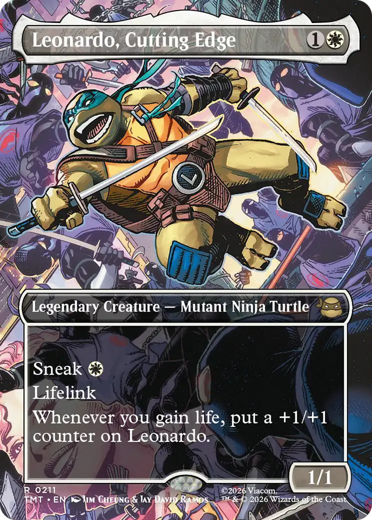 Leonardo, Cutting Edge - Borderless - Full Art [TMT-211]