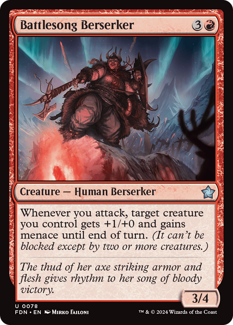 Battlesong Berserker [FDN-78]