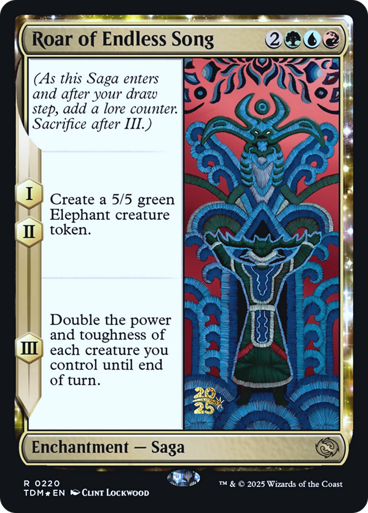 Roar of Endless Song - Prerelease Promo [PTDM-220s]