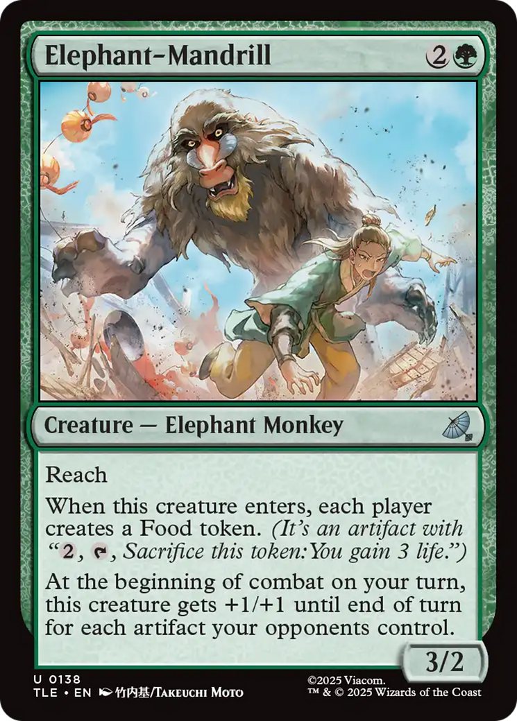 Elephant-Mandrill [TLE-138]