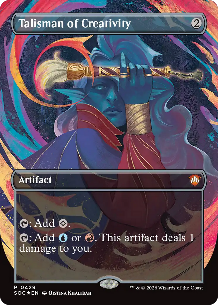 Talisman of Creativity - Borderless - Full Art - Promo [SOC-429]