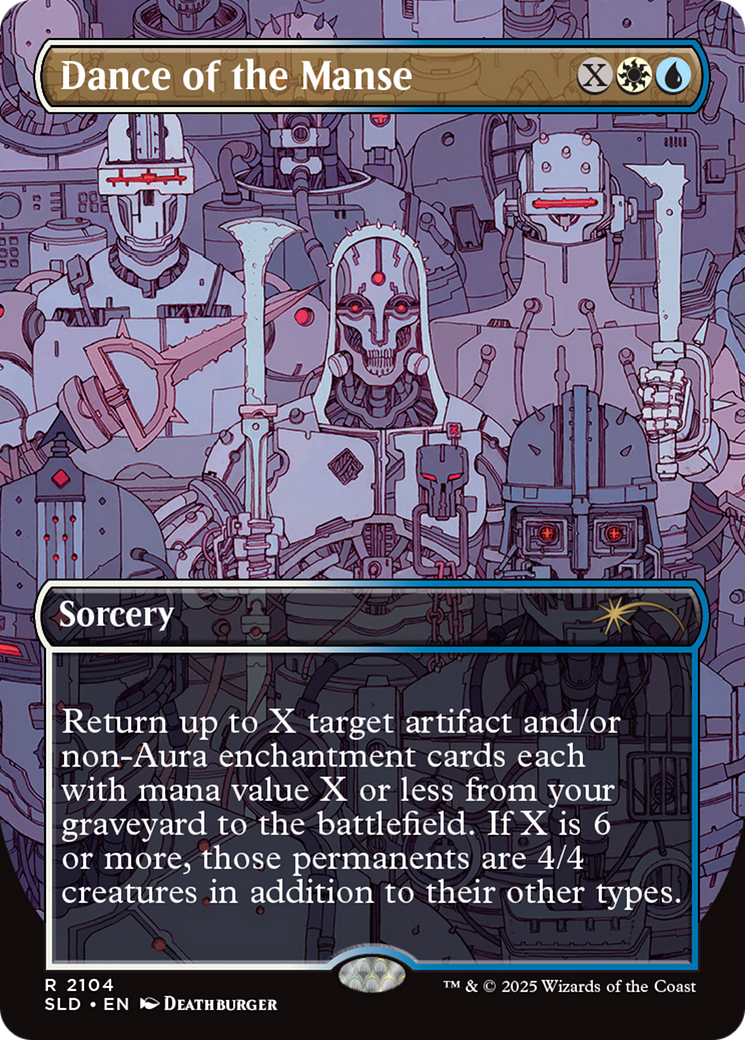 Dance of the Manse - Borderless - Galaxy Foil - Full Art [SLD-2104]