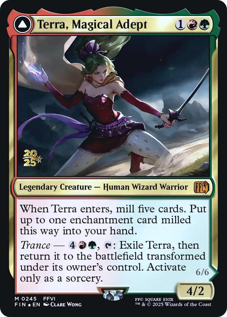 Terra, Magical Adept // Esper Terra - Prerelease Promo [PFIN-245s]