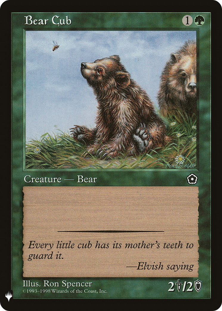 Bear Cub [PLST-P02-123]