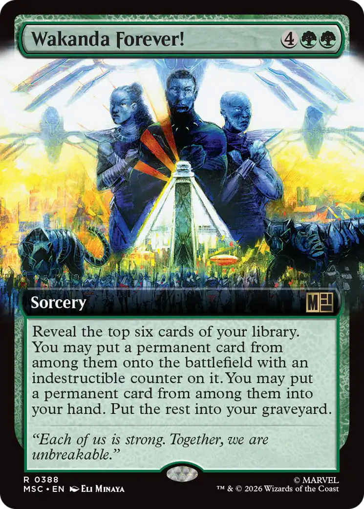 Wakanda Forever! - Extended Art [MSC-388]