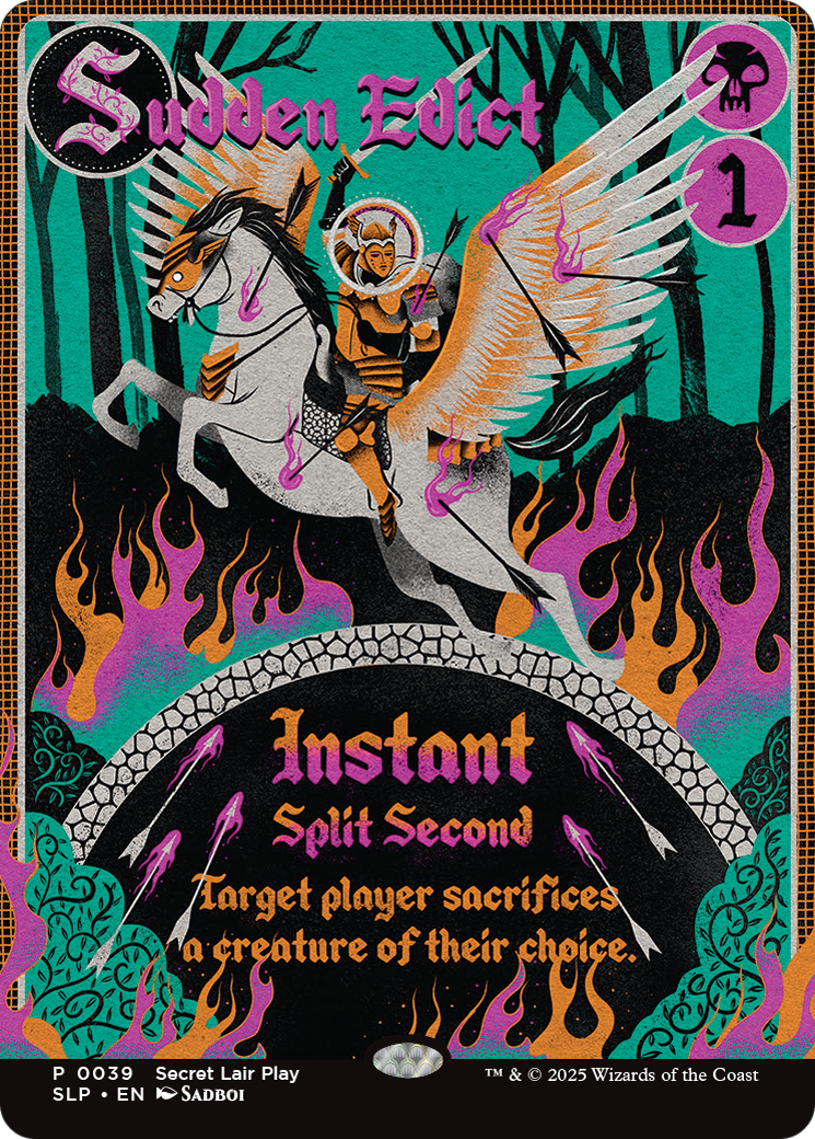 Sudden Edict - Full Art - Promo [SLP-39]