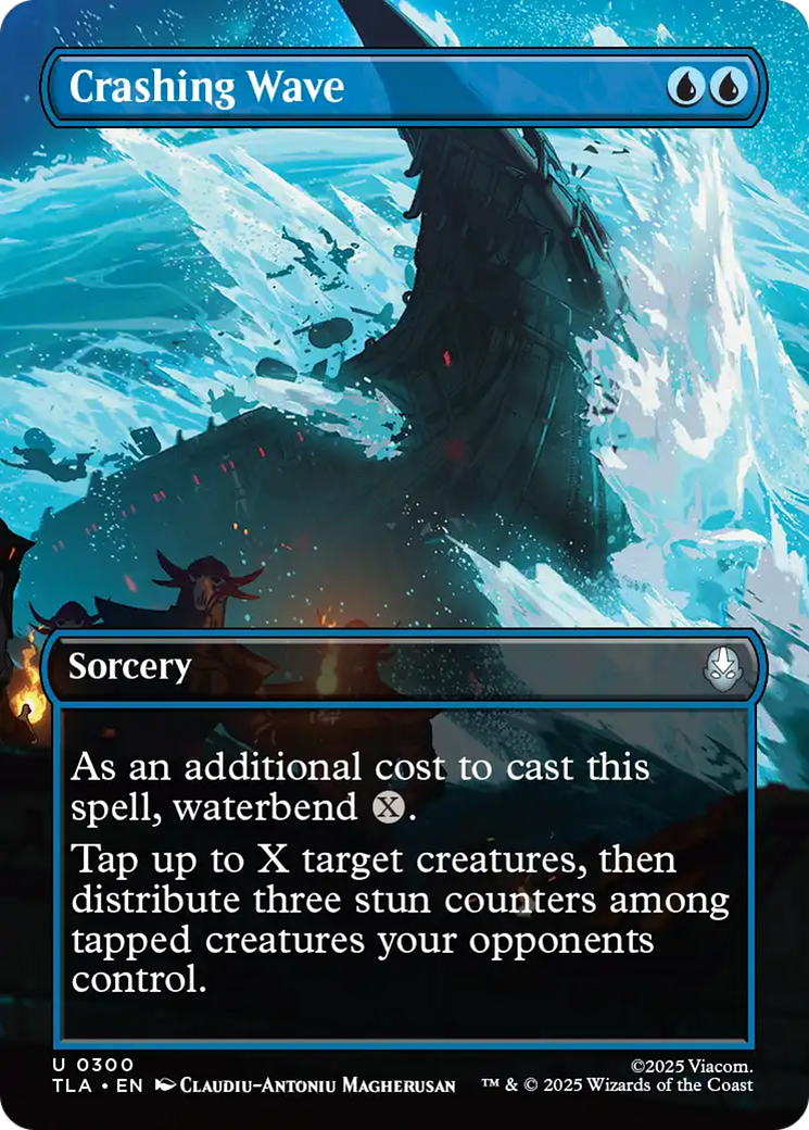 Crashing Wave - Borderless - Full Art [TLA-300]