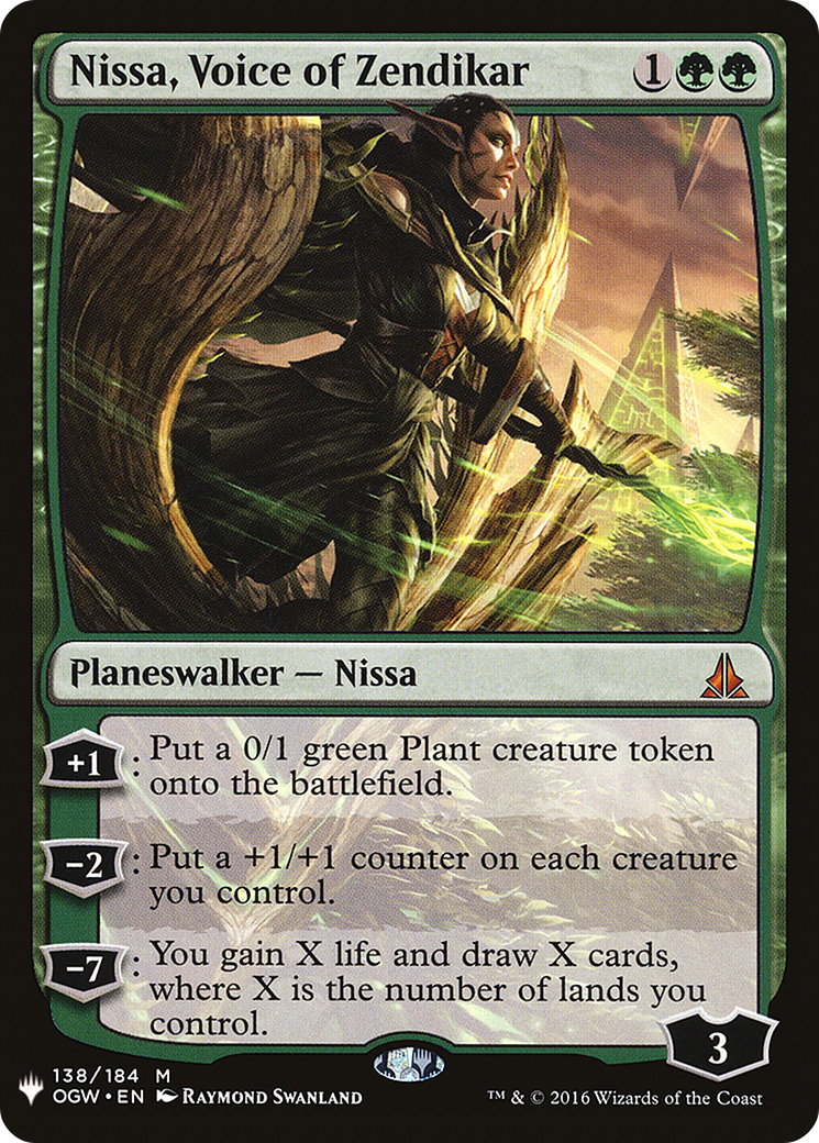 Nissa, Voice of Zendikar [PLST-OGW-138]