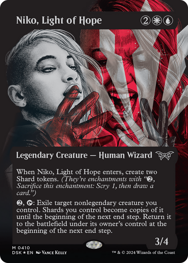 Niko, Light of Hope - Borderless - Showcase - Textured Foil [DSK-410]