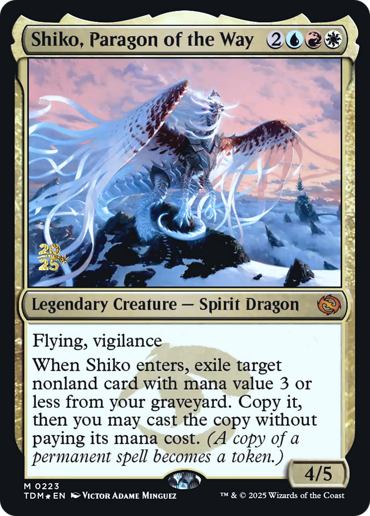 Shiko, Paragon of the Way - Prerelease Promo [PTDM-223s]