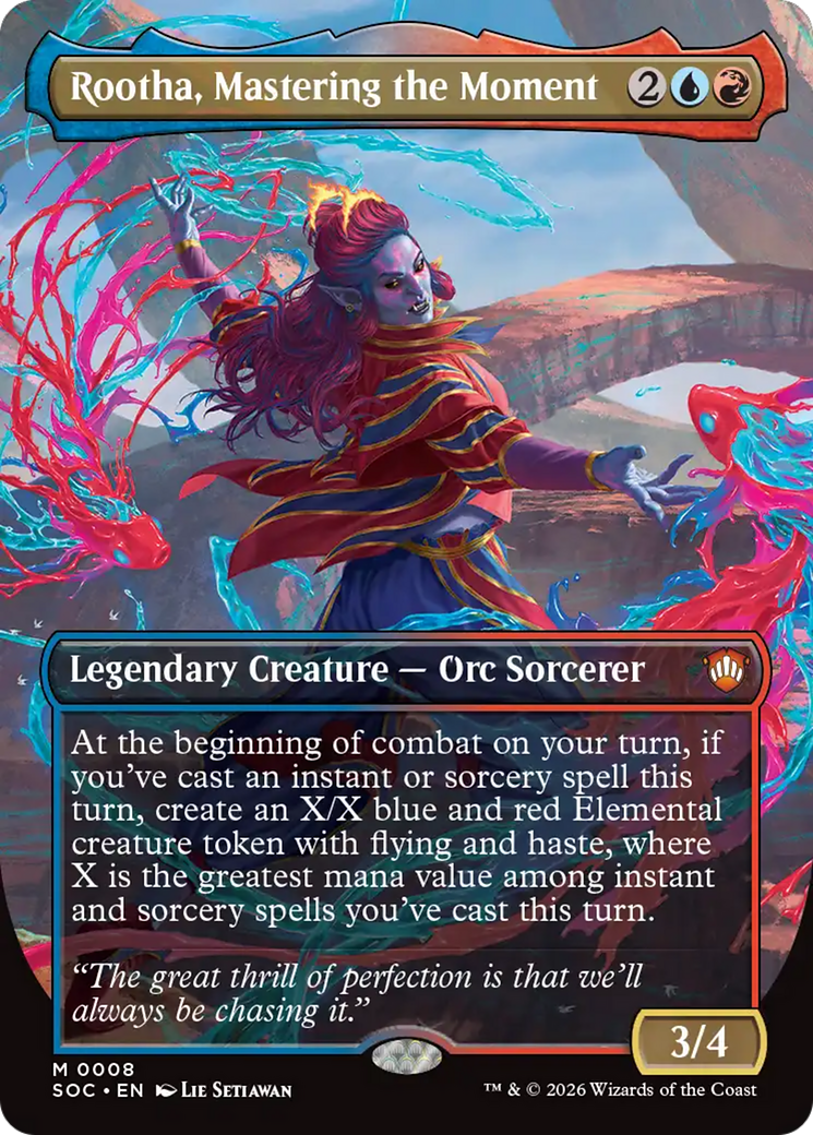 Rootha, Mastering the Moment - Borderless - Full Art [SOC-8]