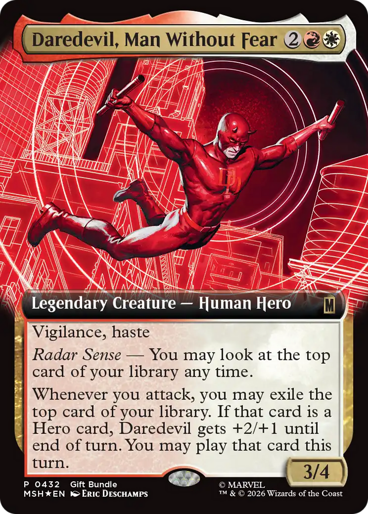 Daredevil, Man Without Fear - Extended Art - Bundle Promo [MSH-432]
