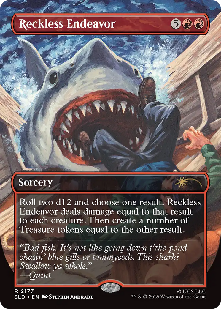 Reckless Endeavor - Borderless - Full Art [SLD-2177]