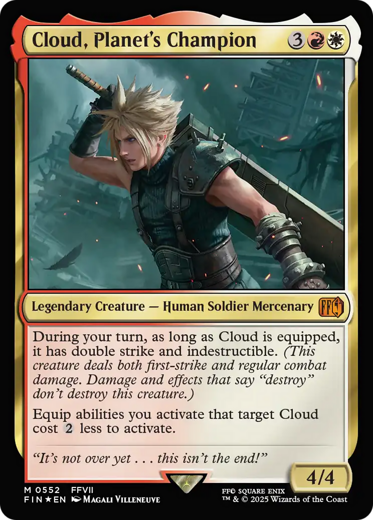Cloud, Planet's Champion [FIN-552]
