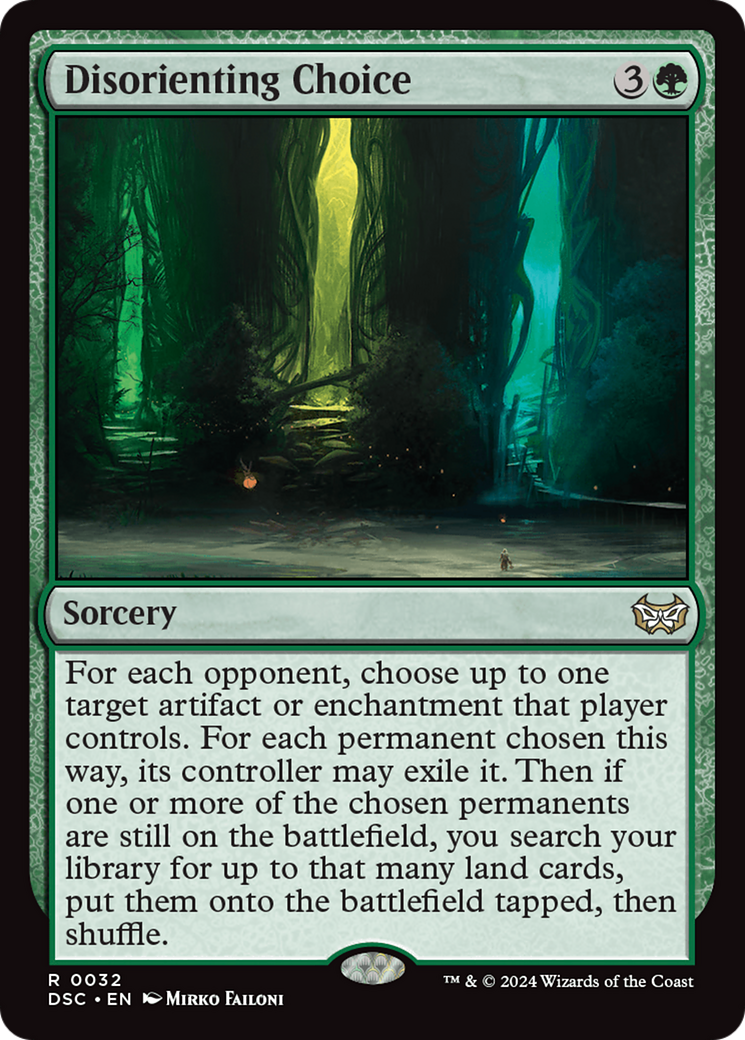 Disorienting Choice [DSC-32]
